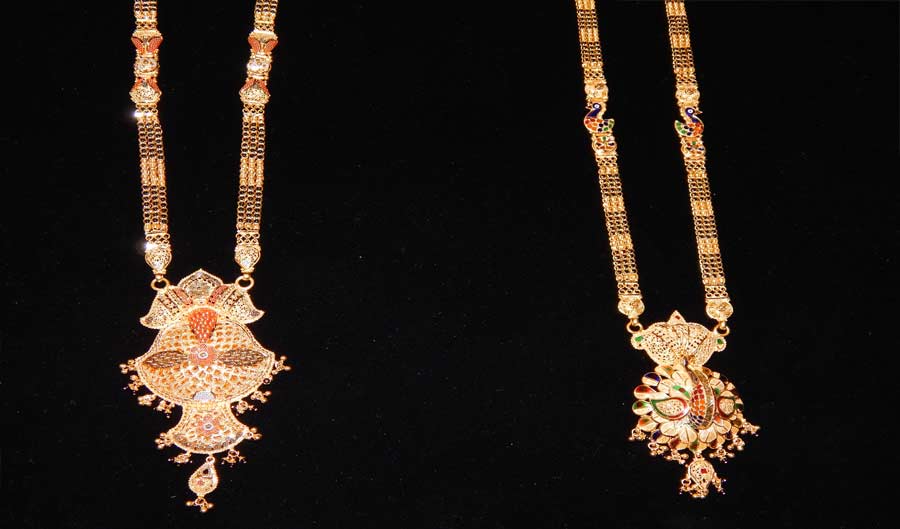Best designer collection of gold mangalsutra jewellery in Bhiwandi, Thane and Mumbai