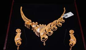 Best designer collection of gold necklace jewellery in Bhiwandi, Thane and Mumbai